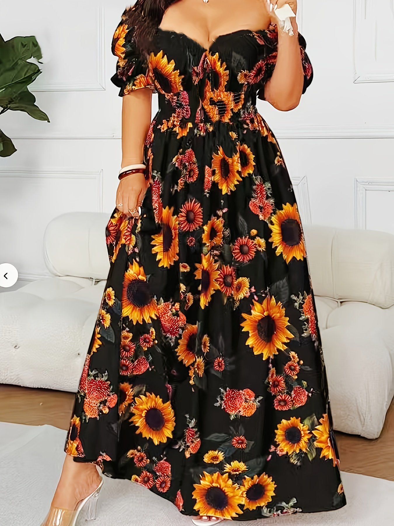 flowy black tie dress FALSE – Lakhay-Retail