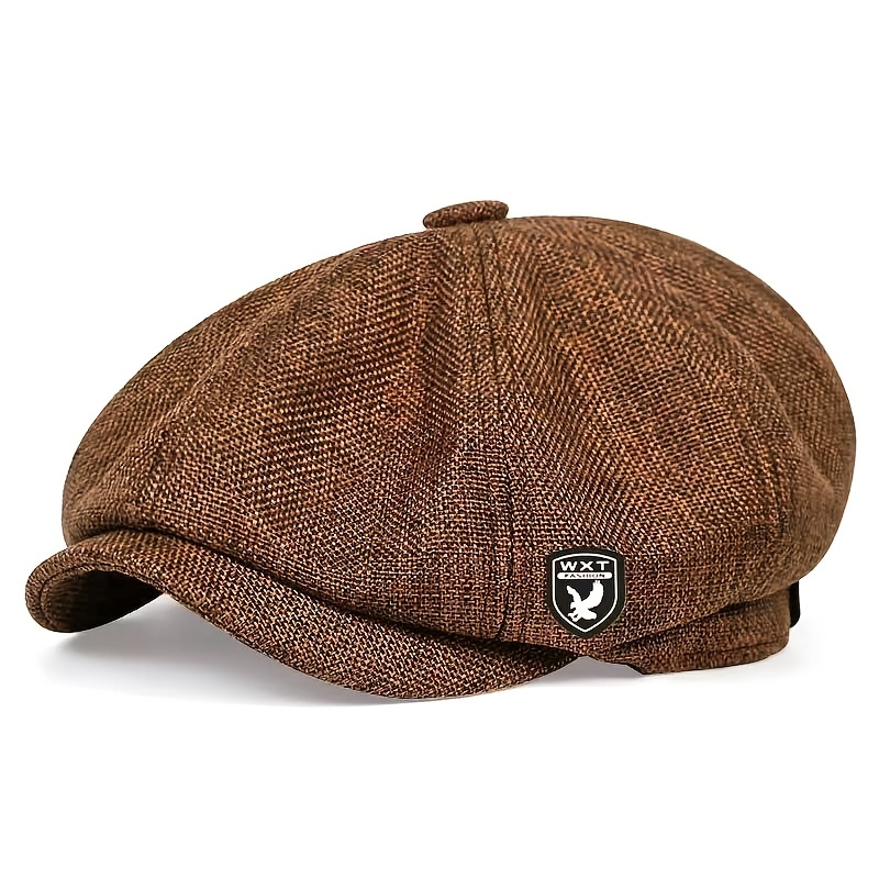 TEMU Men's And Women's Outdoor Leisure Berets, Retro Duckbill Hats, Quick Drying Breathable Front Hats, Suitable For Outdoor Activities And , Ideal