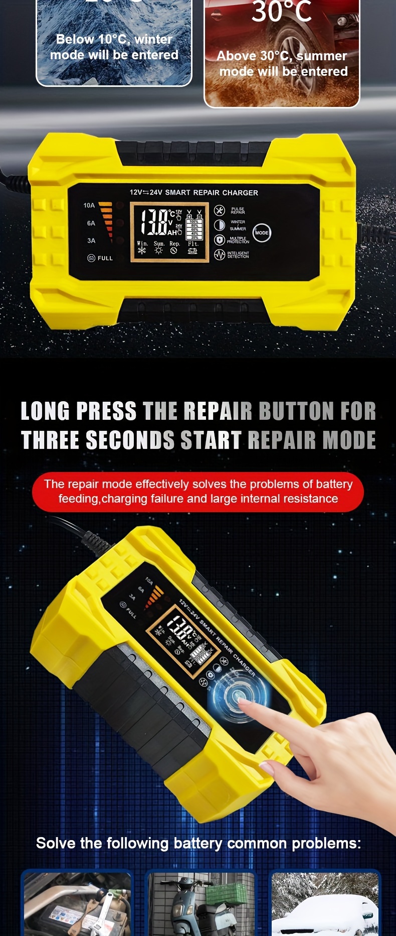 12v 24v10 Standard Plug Electric Forklift Machine Floor Washer Charger