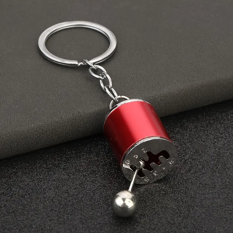 Car-Styling Metal Key Ring Cowhide KeyChain For La... - Grandado - Foto 2