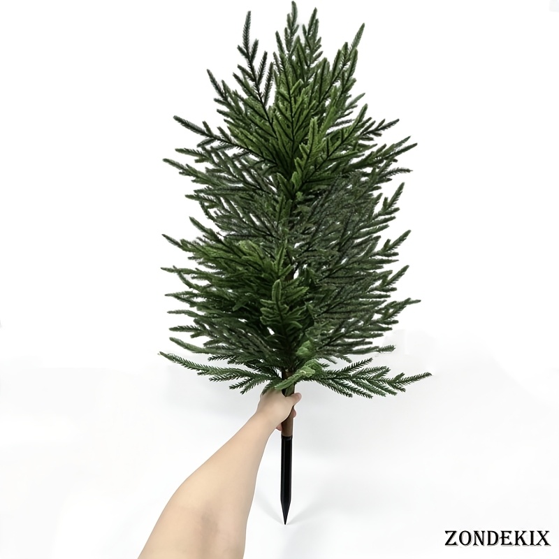TEMU Realistic Norfolk Pine Tree With Lifelike Appearance And Full Foliage, Requiring No Maintenance And . Suitable For Indoor And Outdoor Settings,