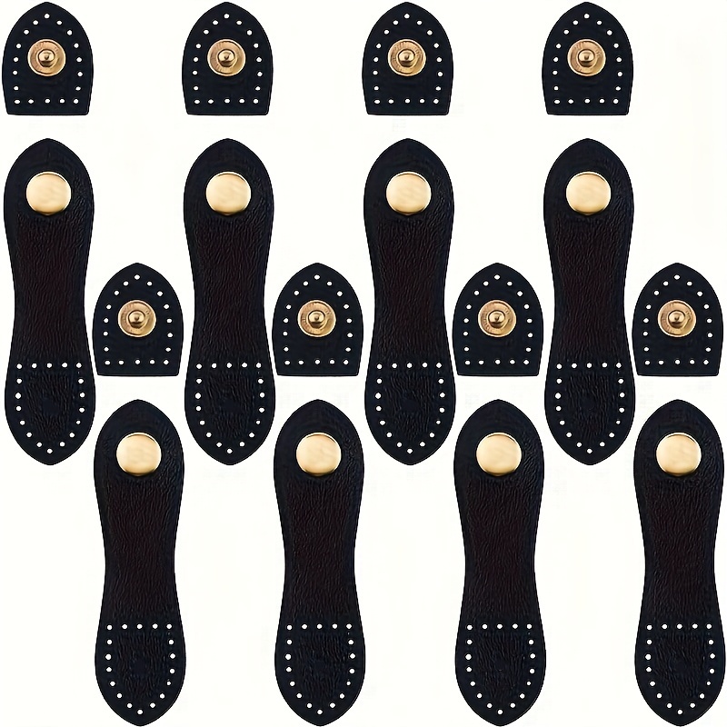 

[ ] 8pcs Snap Button Closures - Sew-on Fasteners For Diy Wallets, Purses, & Jackets - Craft Supplies In , ,