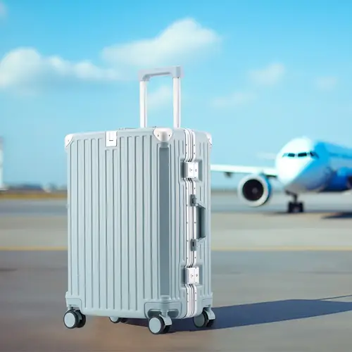 20 inch grey white multifunctional suitcase 20 inch boarding case womens suitcase new large capacity new luggage password box minimalist solid color hard suitcase casual business