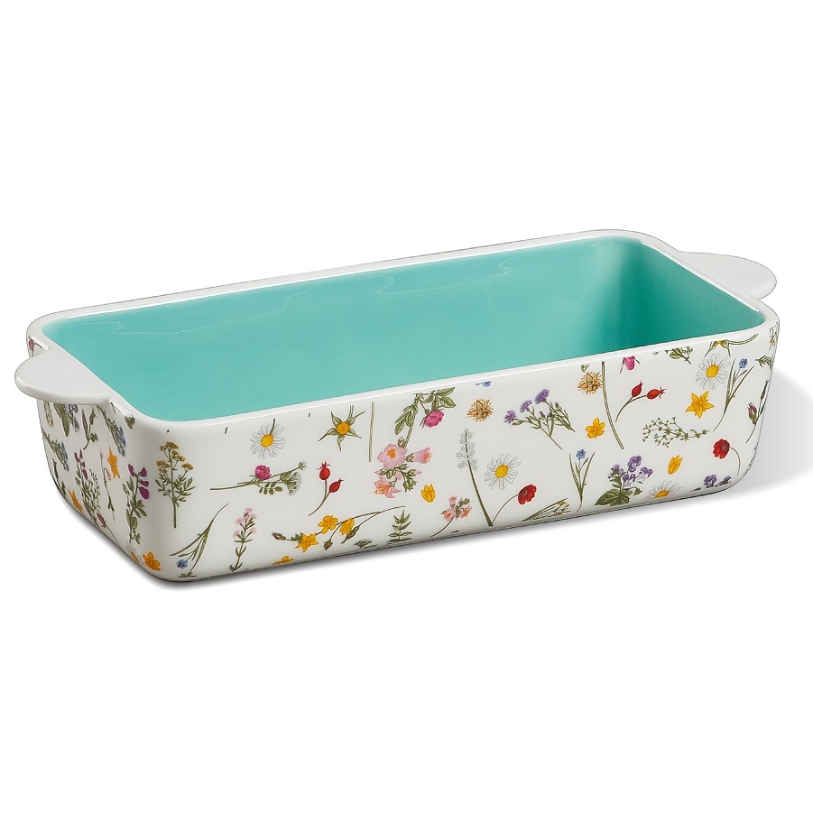Ceramic Baking Dish Oven & Microwave Safe Suitable For Brownie Pan, Pan, Casserole Dish - Rectangular Ovenproof Bakeware With , Ceramic Tray For Roasting, Loaf Cakes,, For Use