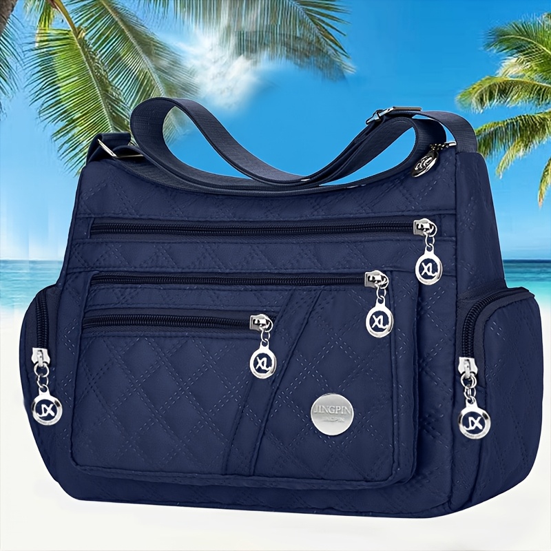 TEMU Square Neutral Men's And Women's Handbags Crossbody Bag New Cloth Bag Oxford Shoulder -match 17593919359572