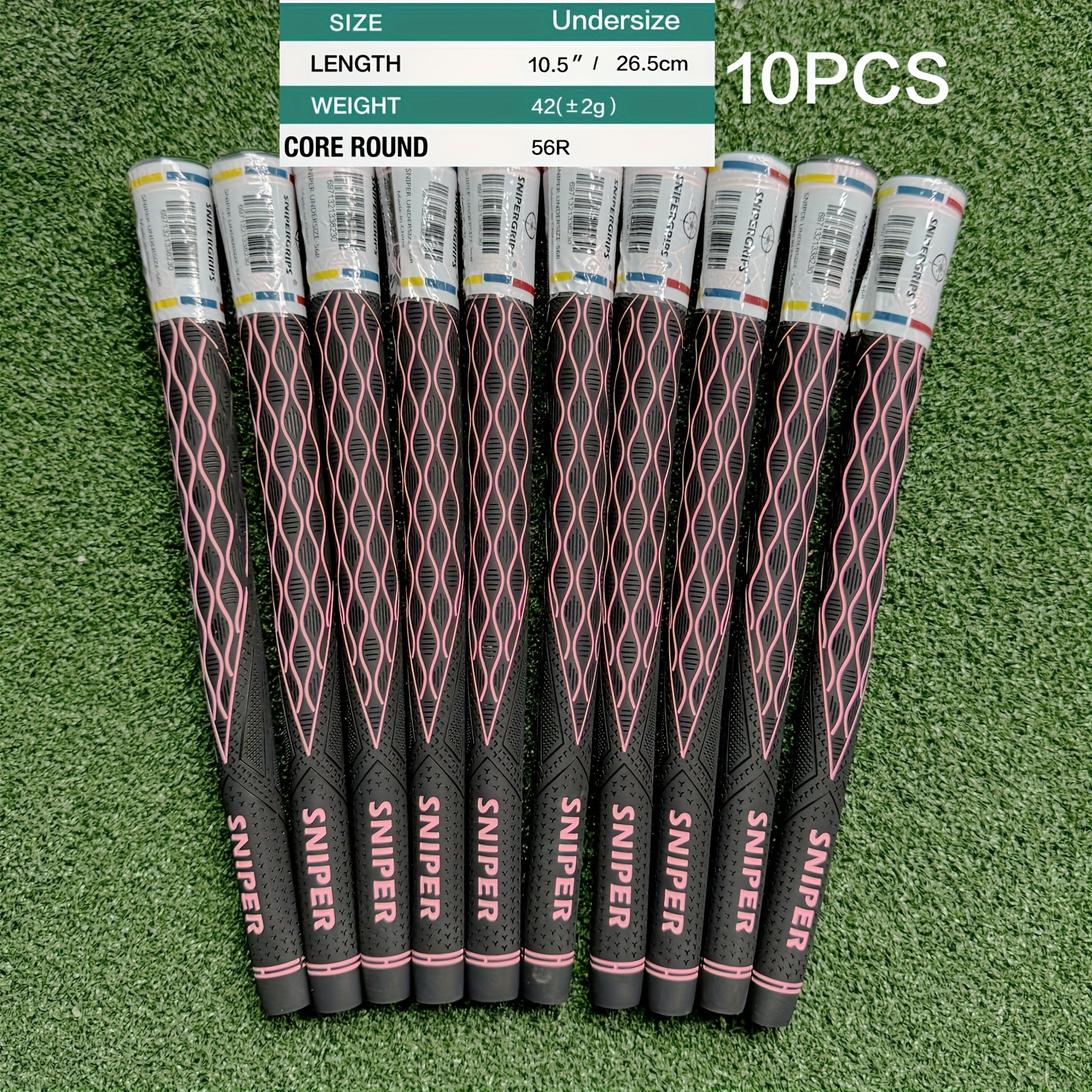 10pcs Rubber Golf Club Grips