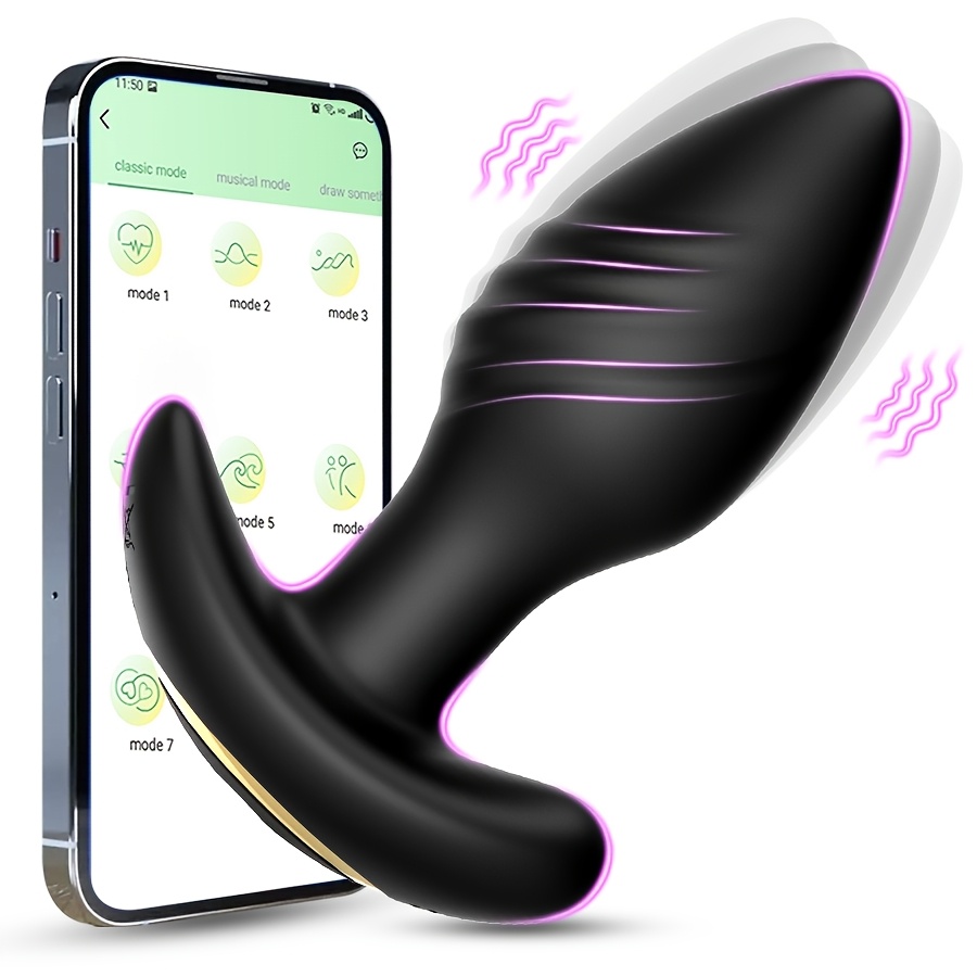 Kit de plugs anales con control remoto por app