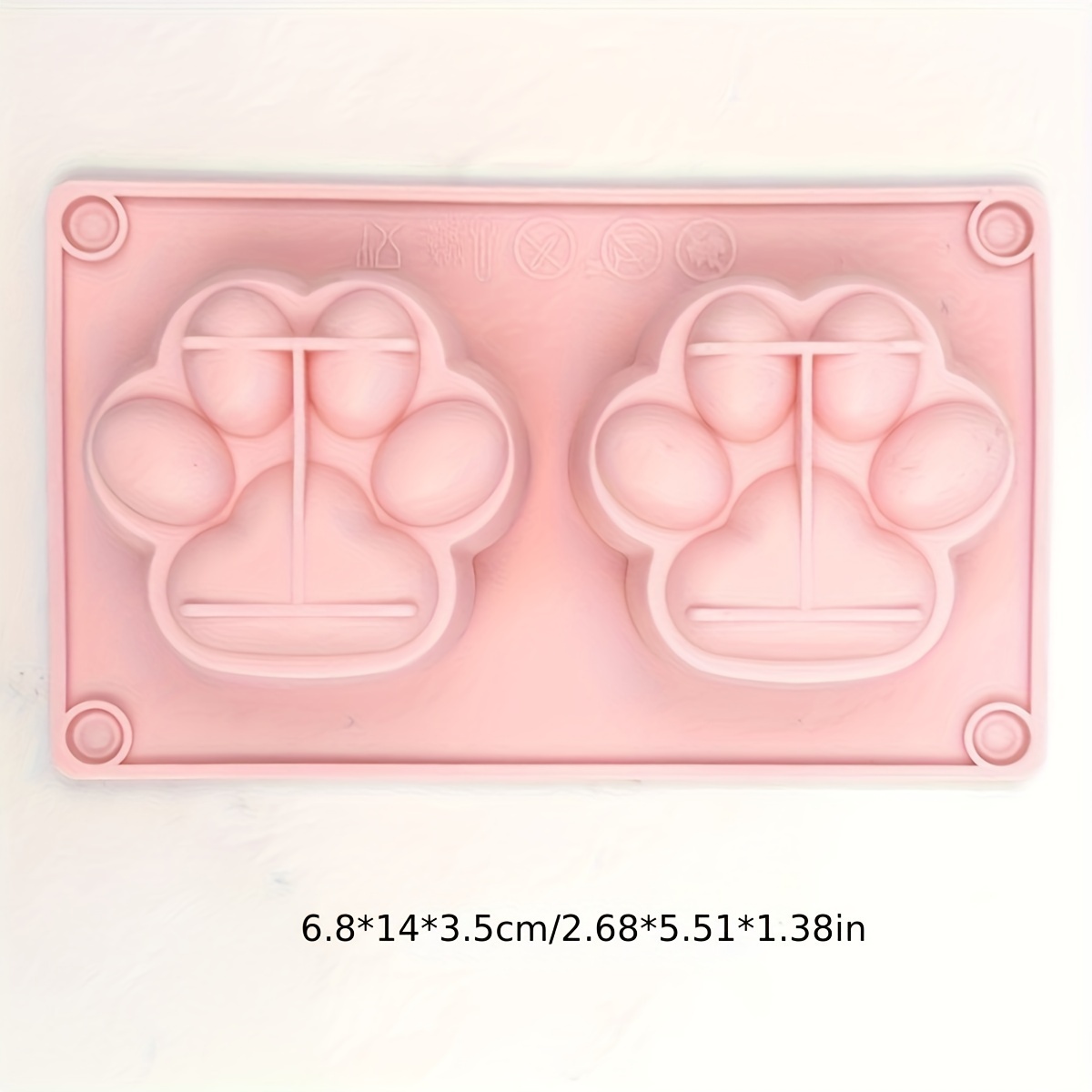 Moule En Silicone Chat & Rose 3D Pour Savon Et Bougie - Qualité Alimentaire, Facile à Démouler