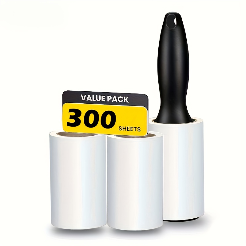 Image of Pet Hair Remover Lint Roller - Extra Sticky For Clothes, Furniture, And Carpet - Easily Removes Hair