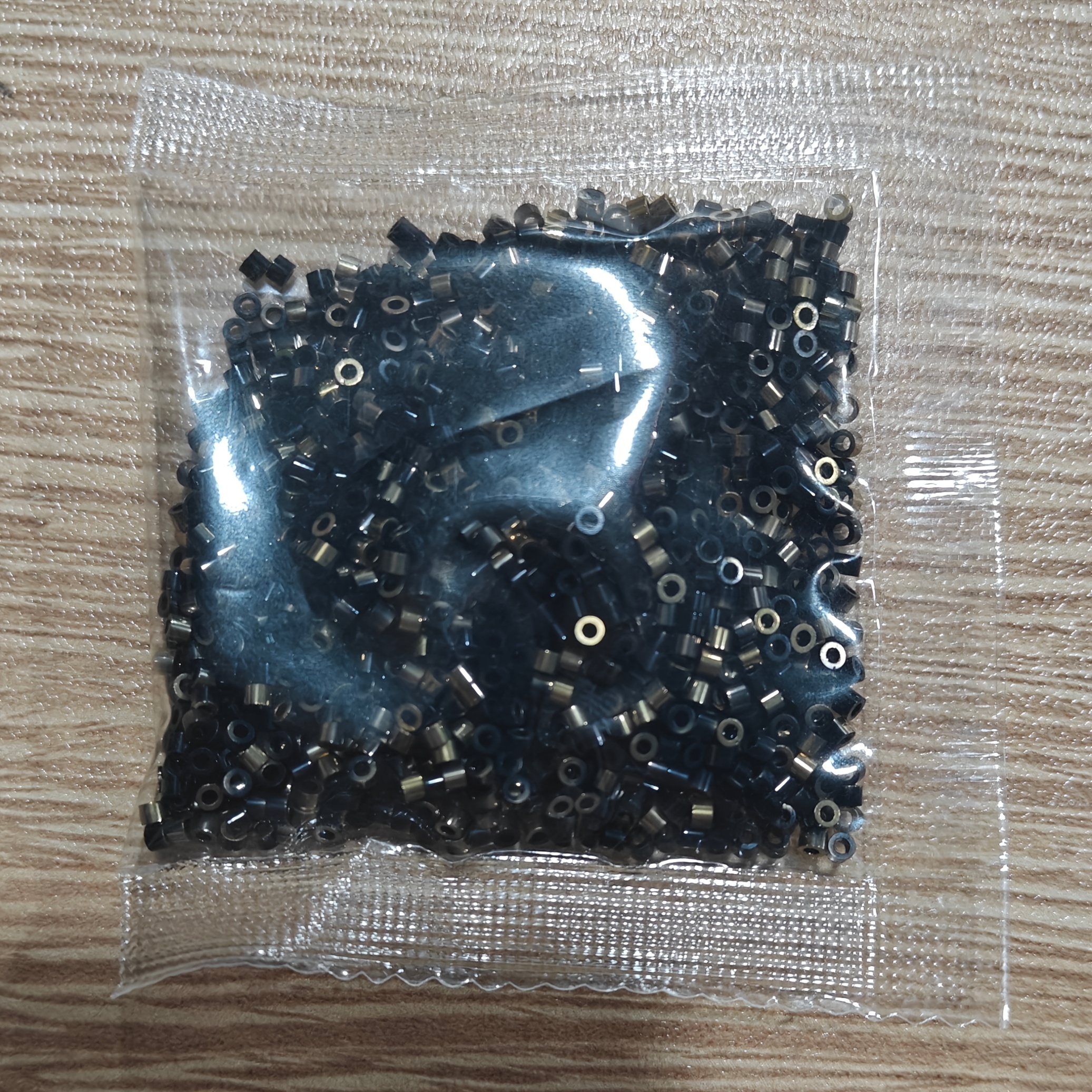 TEMU 1200 piezas de cuentas de vidrio degradado de 2.5 mm, suministros para hacer joyas de pulseras y collares DIY