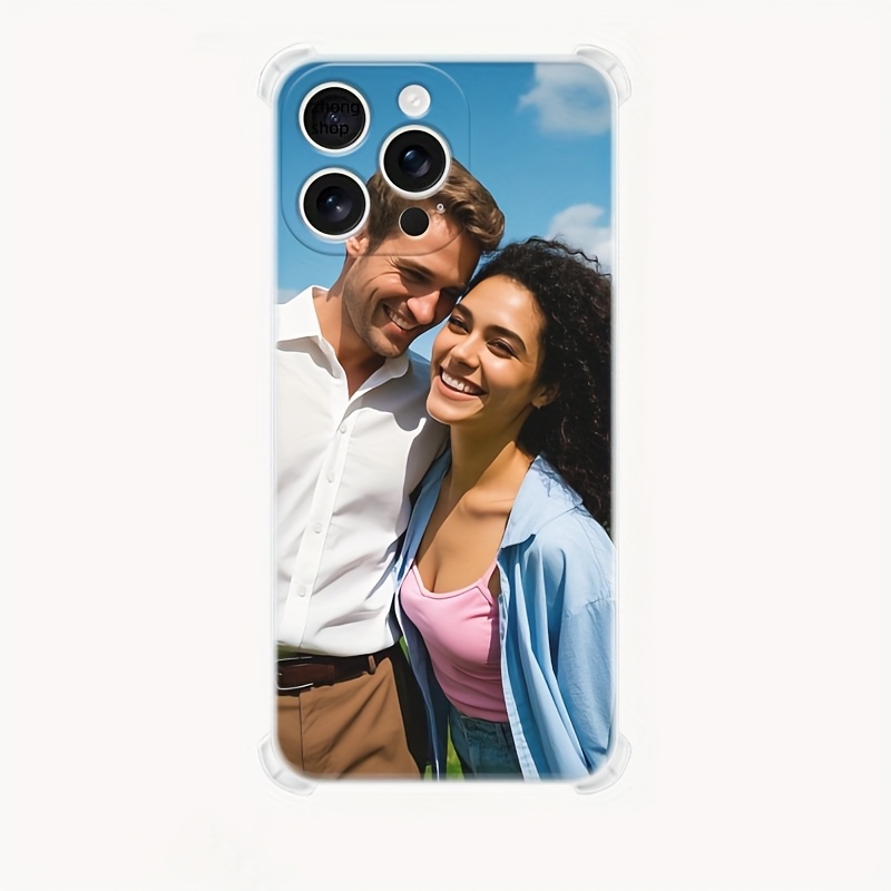 DIY Customized Four-corner Anti-fall Transparent Mobile Phone Case with Custom Photo for iPhone 16 15 14 13 11 11 Pro Max Plus X Xs Max Made of TPU Material, Scratch-resistant and Wearable, Lightweight and Portable, Simple and Fashionable - Image 6