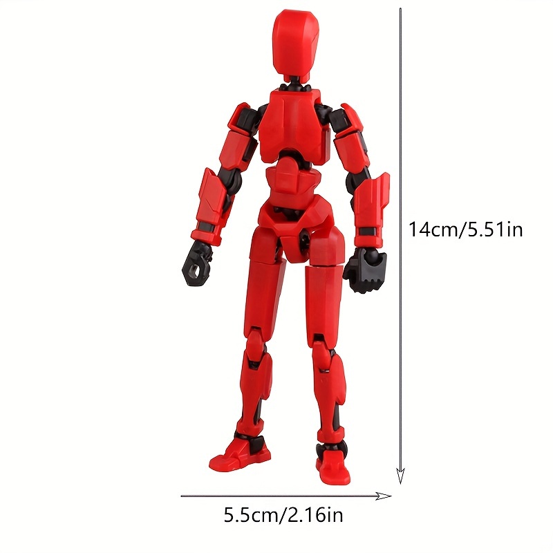 1個 関節人形 3d可動フィギュアおもちゃ（自分で組み立てる必要が