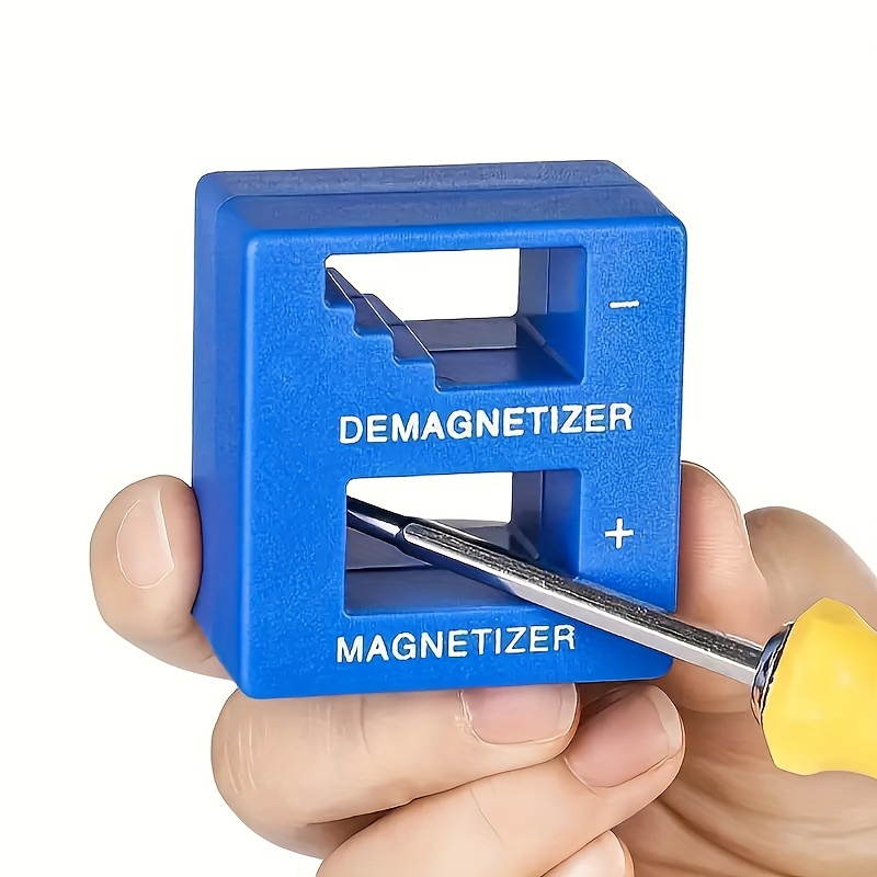 

1pc Duo de Magnétique - Magnétisez & Déshérissez Outils - Compatibilité pour Tournevis, Douilles, Écrous, Clés & Plus - Organisateur d'Outils Polyvalent