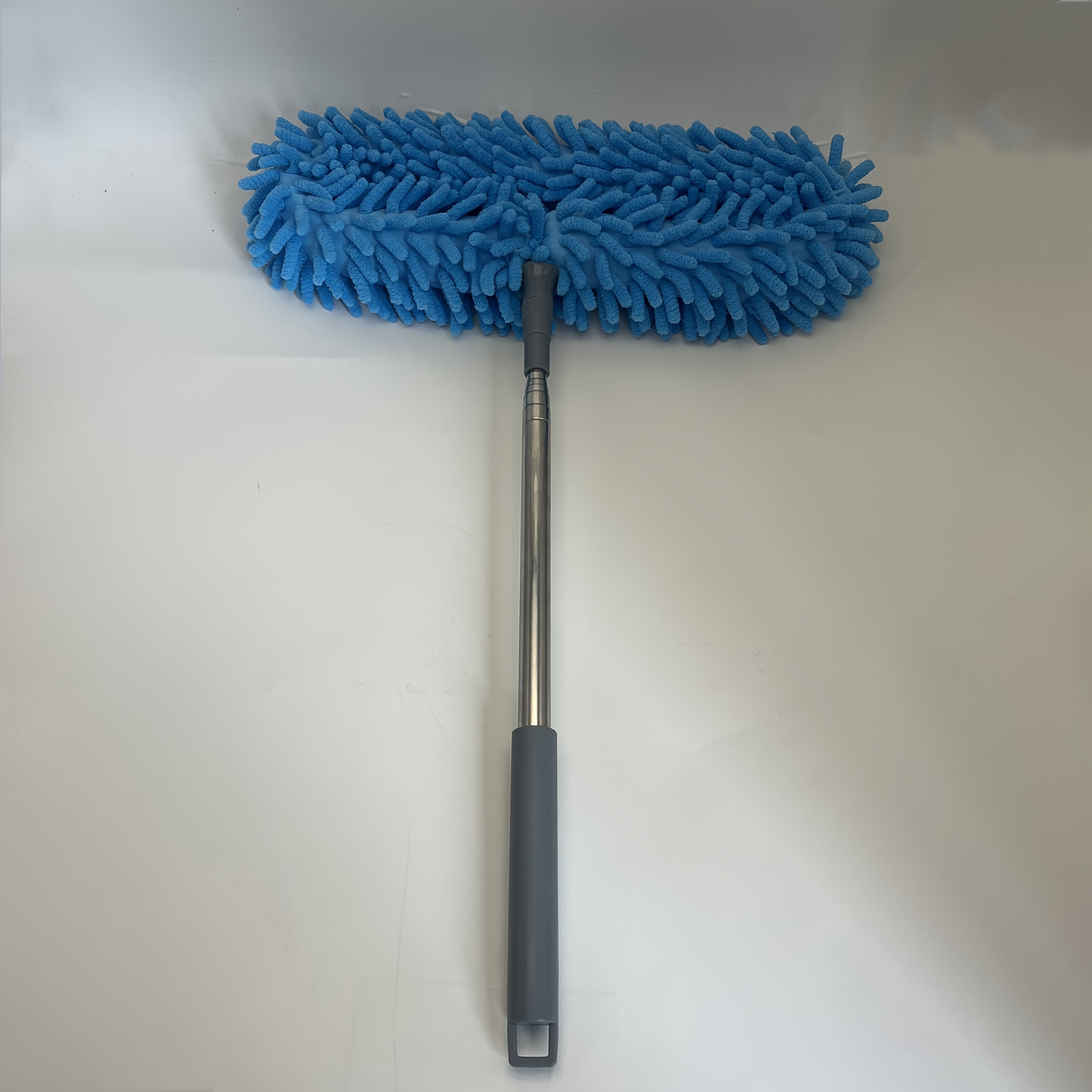 TEMU 1pc Extendable Telescopic Cleaning Duster Brush For Ceiling Fans, Furniture & Electronics - Long Handle Snowflake Microfiber Dusting Wand With