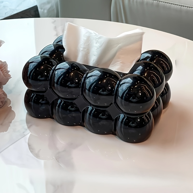 1/2pcs -shaped Tissue Box, Restaurant Napkin Holder, Household Tissue Storage Rack, Decorative Tissue Box For Dining Table, Bedroom, And Desk