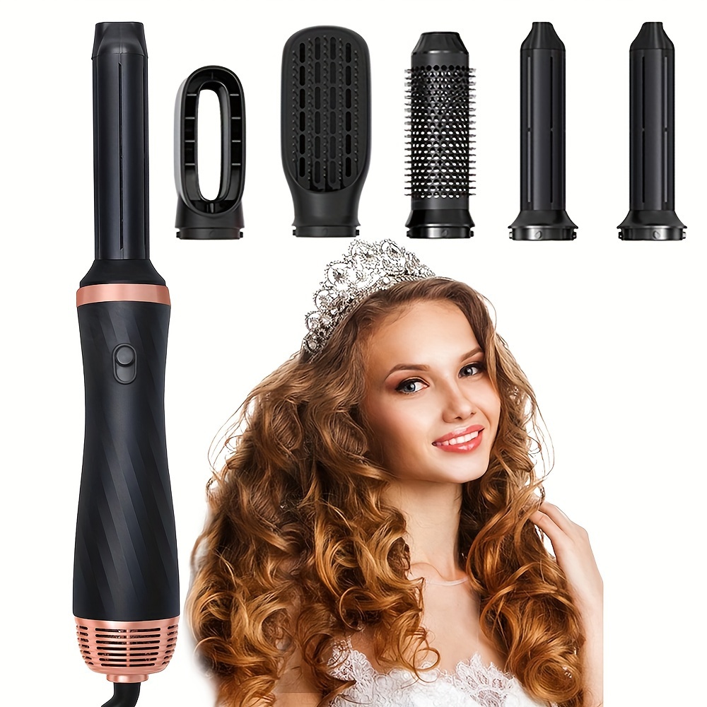 

Hair Dryer Brush Hot Negative Detachable Hair Dryer Styler Air Wand Hair Straightener Brush Blow