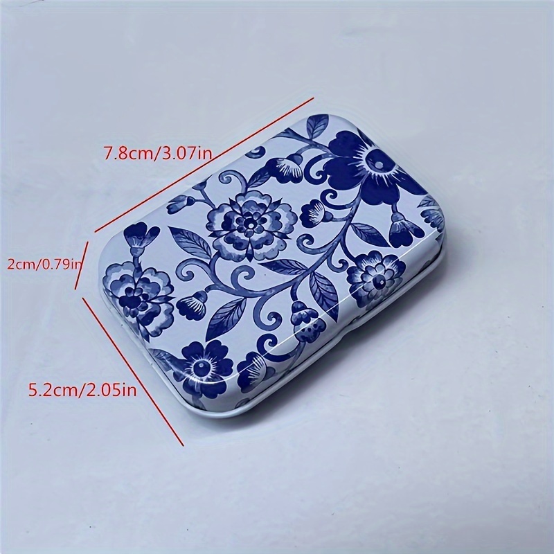 

10pcs Vintage Ethnic Metal Tin Boxes With Hinged - Portable Storage For Jewelry, & Small Items, Storage Bins For