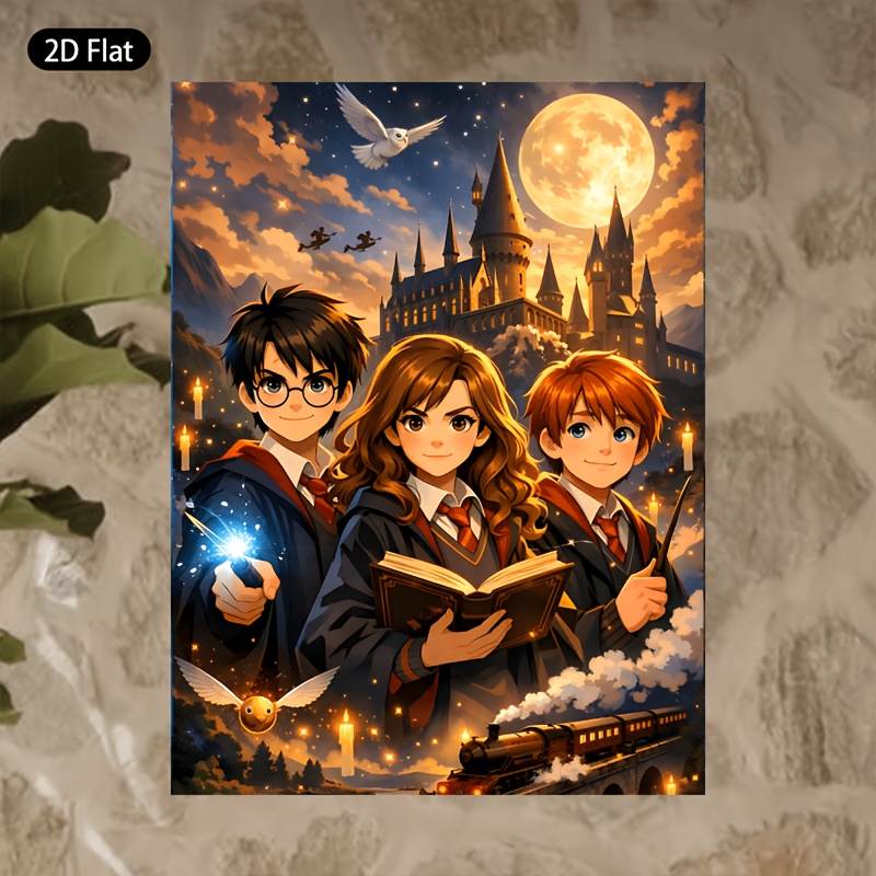 TEMU Plat 2D, 1 pièce cadre sur le thème de WB - Personnages emblématiques adaptés à la décoration murale, moderne adapté à une utilisation toutes ,