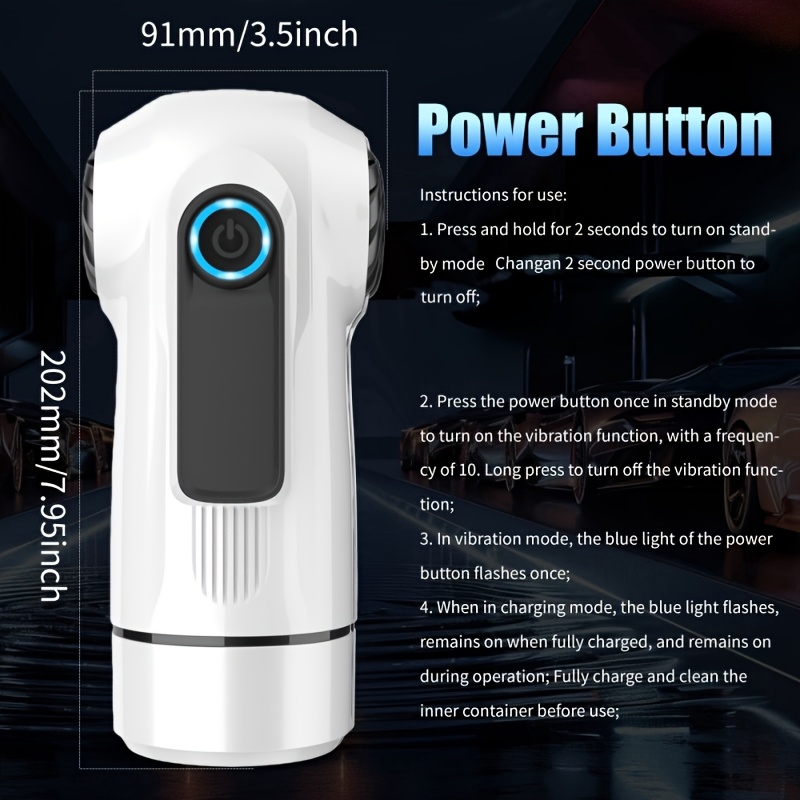 Electric Male Vibrator, 10 Vibration Modes, Adult Toy, Male Sex Toy Vibrator