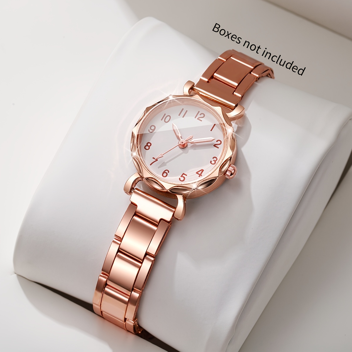 1pc Women's Gift Watch, Elegant Temperament Small Dial Quartz Wristwatch With Fashionable And High-end Design, Watch…: retailer-supplied image