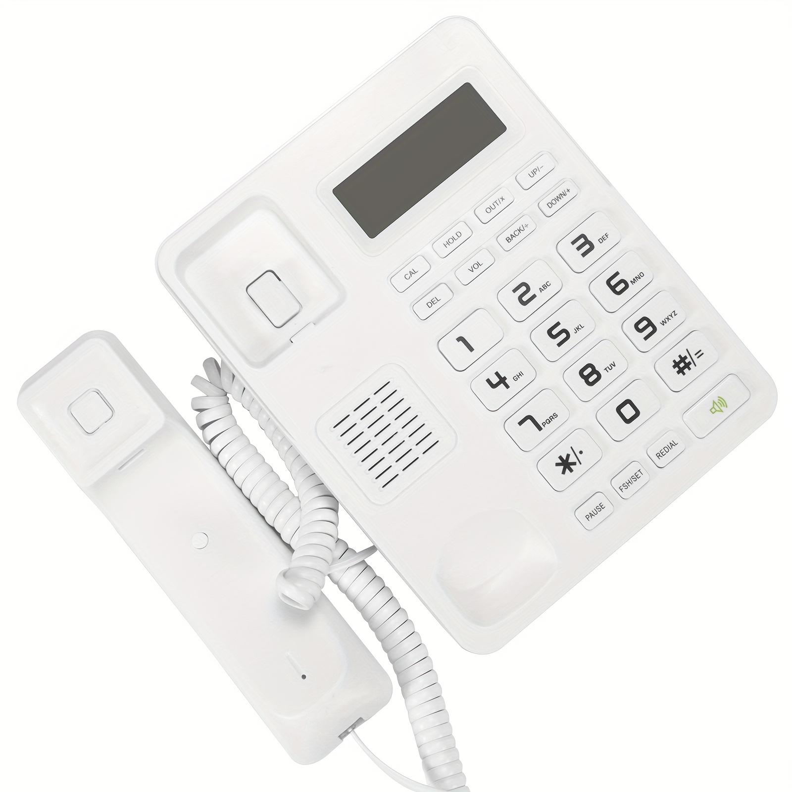 Caller ID, Office Phone, Home Hotel Phone, Hands-free Call, Fixed Landline Phone, Large Keypad, Elderly Phone