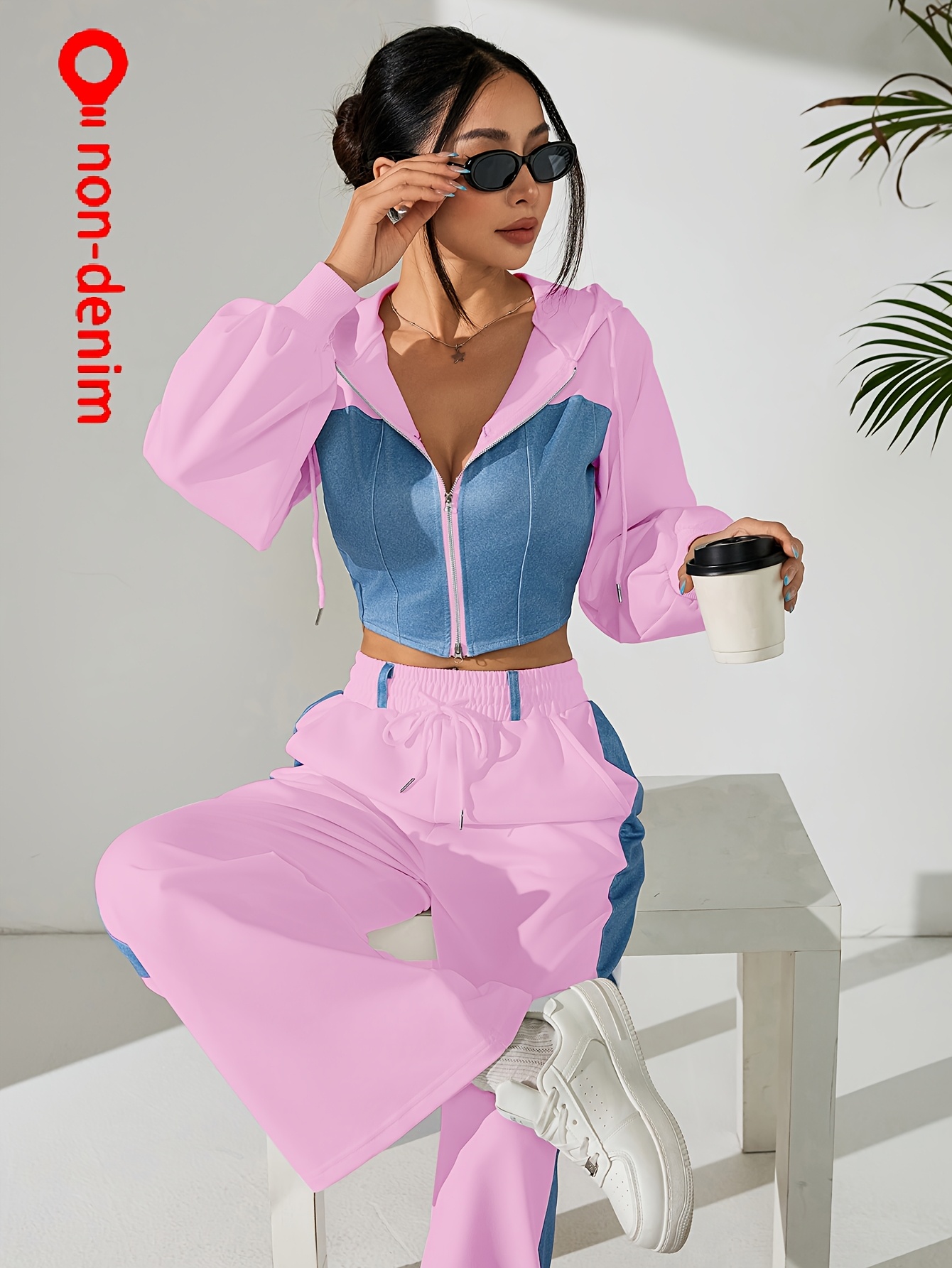 conjunto piezas mujer cremallera sudadera Temu Argentina