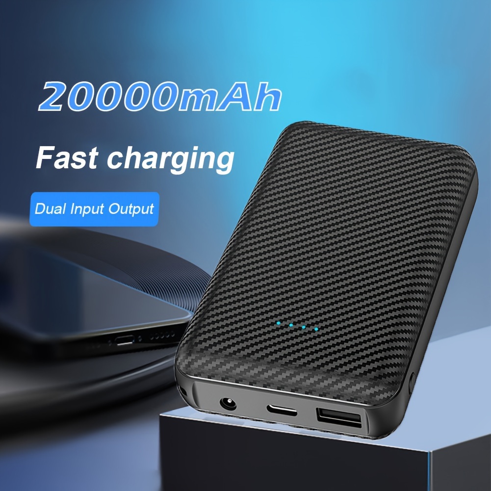 

Compact 20000mah Power Bank With Jacket Vest Socks - Dual (7.4v/2.6a & Usb 5v/2.1a), Type-c Fast Charging, Portable External Battery Pack For , Portable Battery Pack|| Battery, Portable Charger