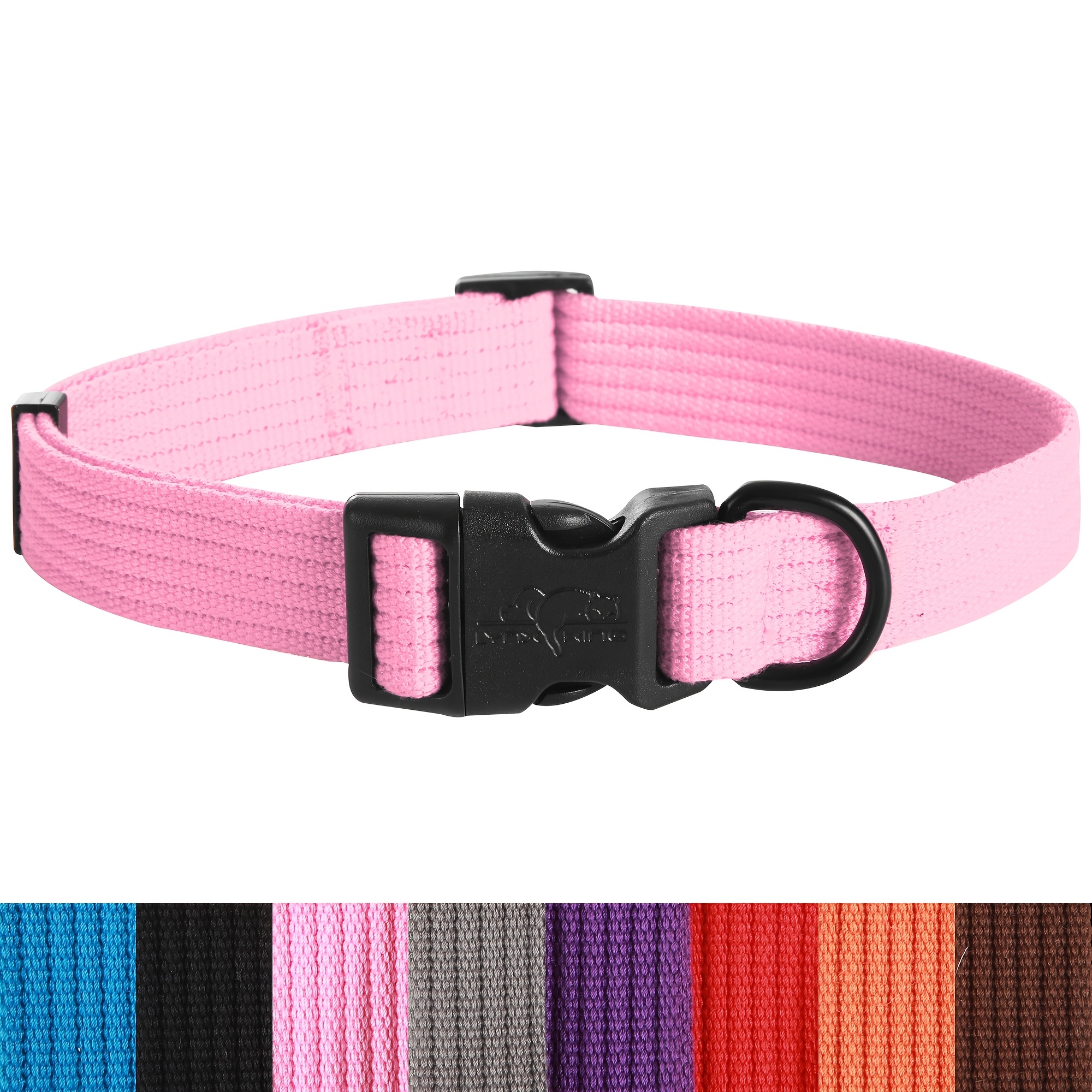 Dog Collar, Soft Comfortable Material with Quick-Release Buckle