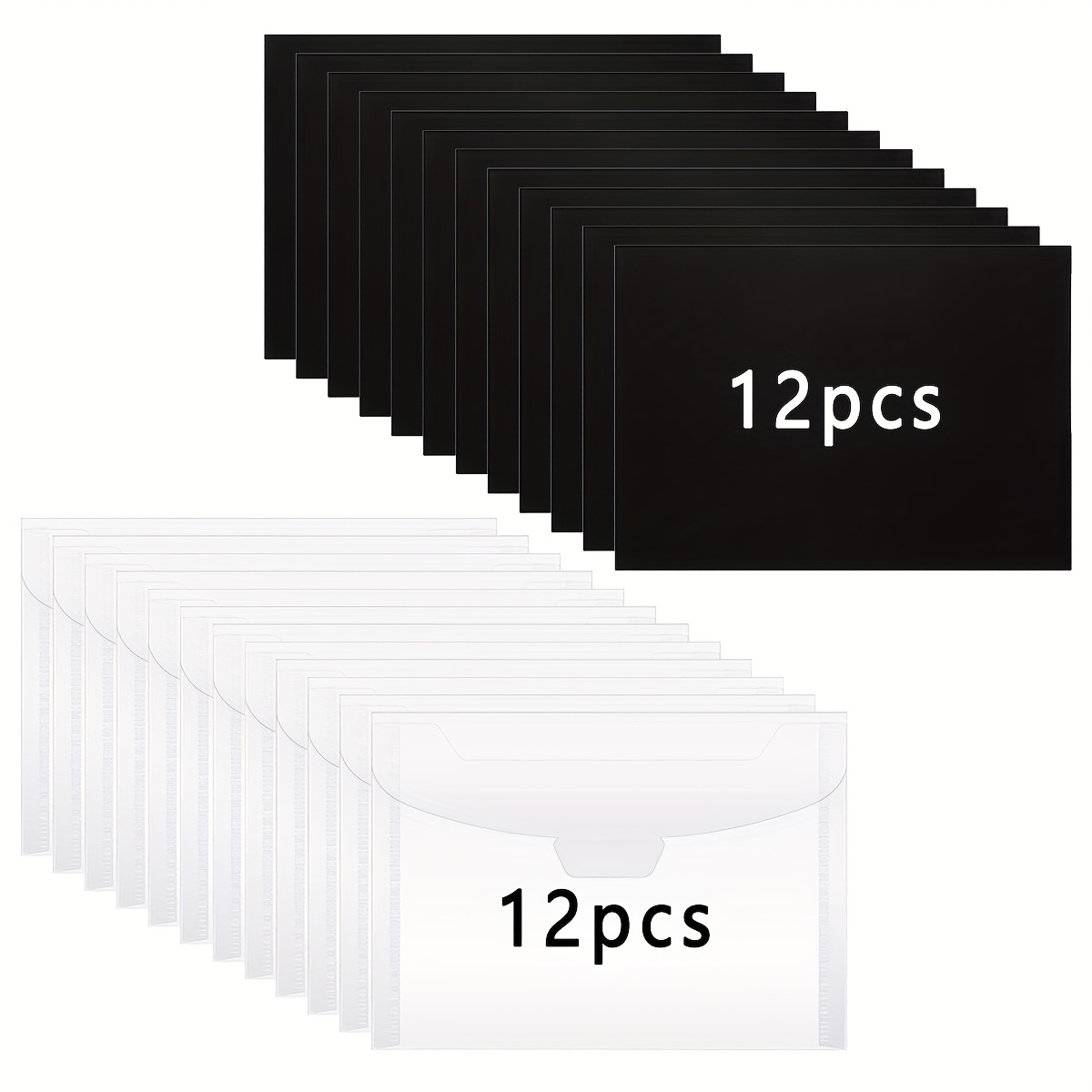 TEMU Set Of 24 Metal Die-cutting Storage Bags - Reusable Bags Are Ideal For Keeping Cutting Dies, Templates, Stamps, And Card-making Molds Organized