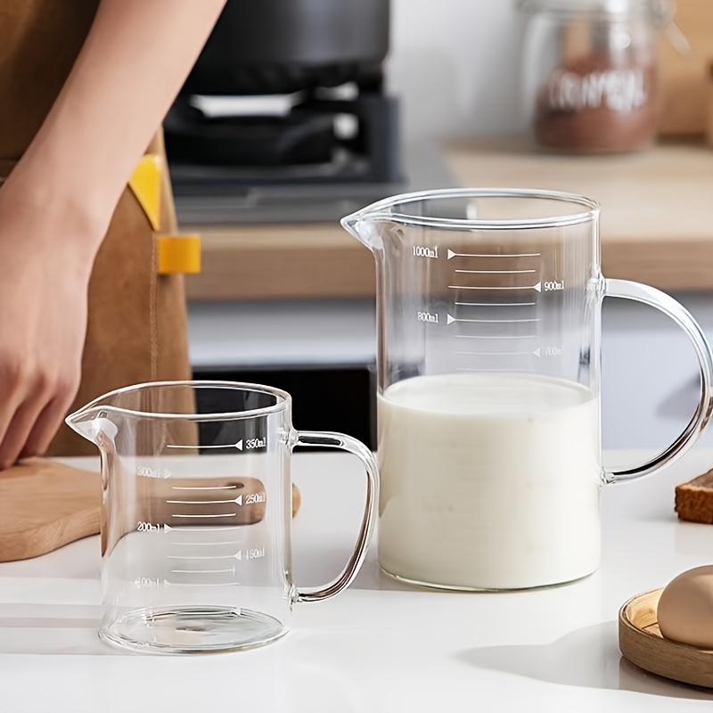 

1 tasse à mesurer en verre échelle et poignée, bol de et de mélange allant au -ondes, fournitures et de , décoratif, le alimentaire