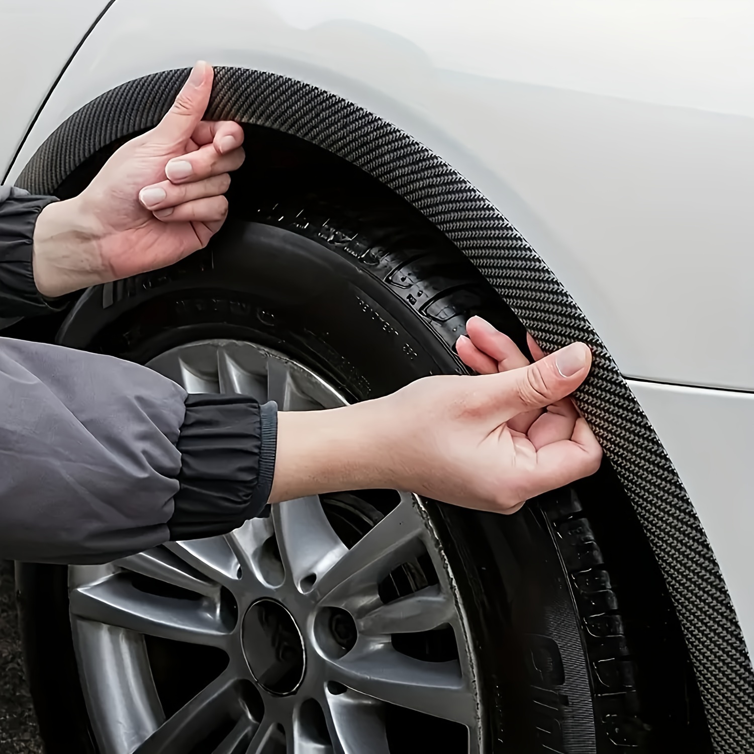 

Carbon Fiber Wheel Arch Guards - Anti-scratch, Modification For Exterior Look