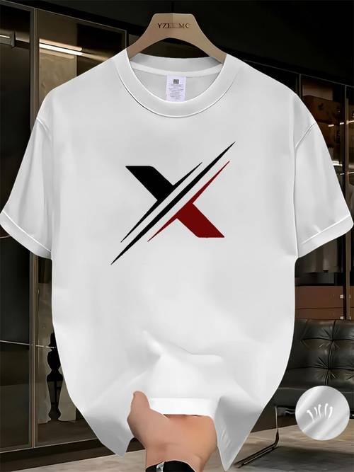 item picture unisex casual short sleeve crew neck t shirt comfortable for sports and parties