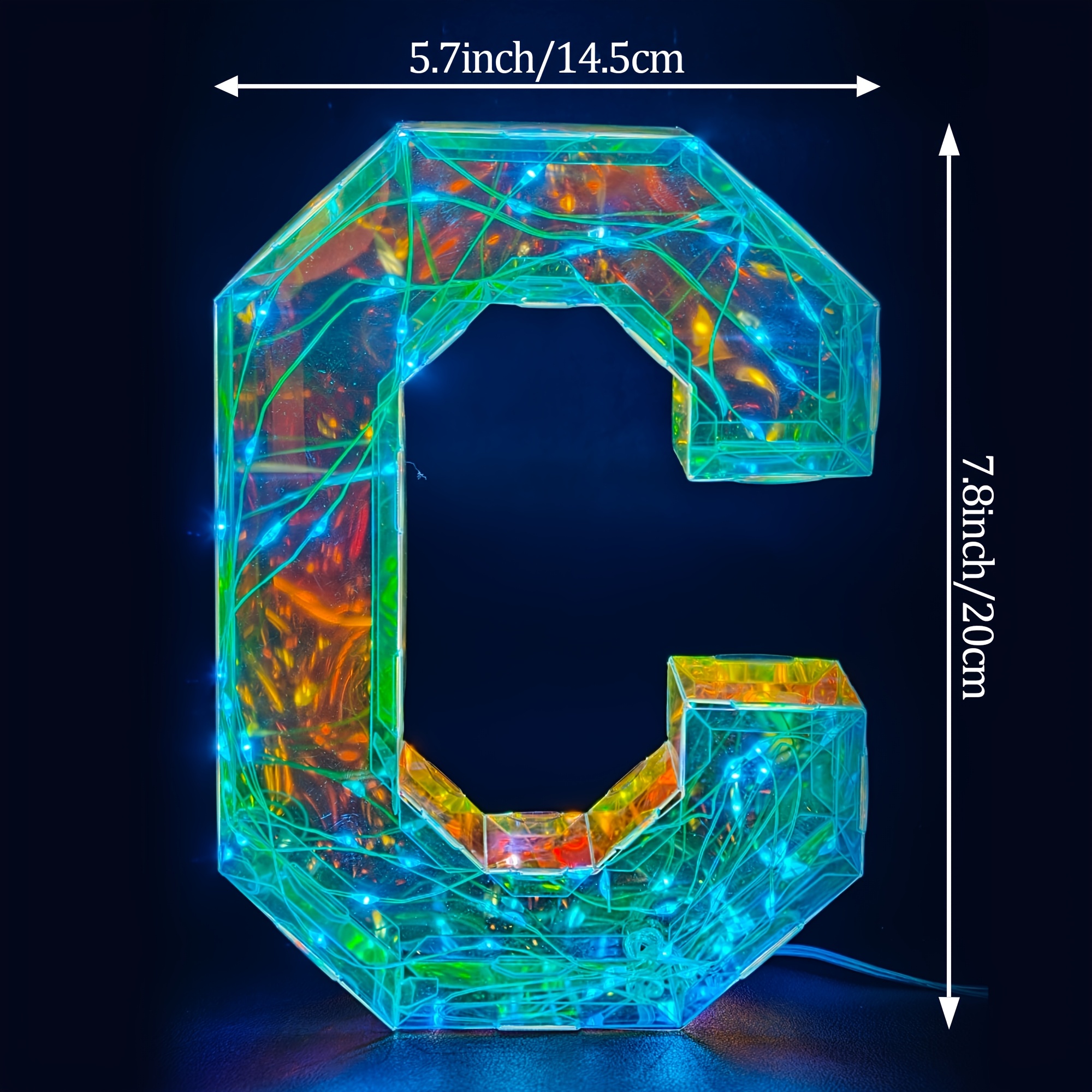 LED Color-Changing Letter and Number Lights