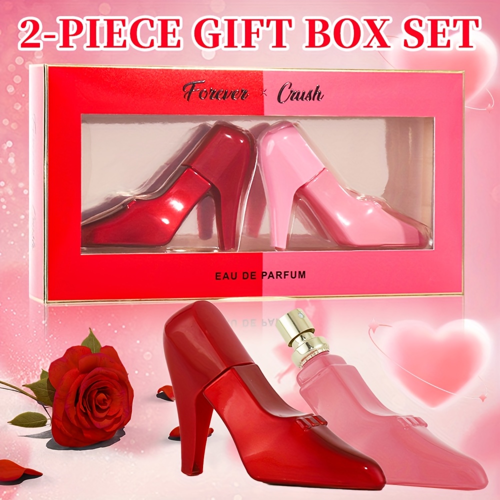 2Pcs Set, Women'S Eau De Parfuma Spray Gift Box, Long-Lasting Scent, Floral&Fruity Flavor, Dates, Parties, Valentine'S Day And Other Holiday Gifts, 0.68Fl.Oz/Bottle - Beauty & Health