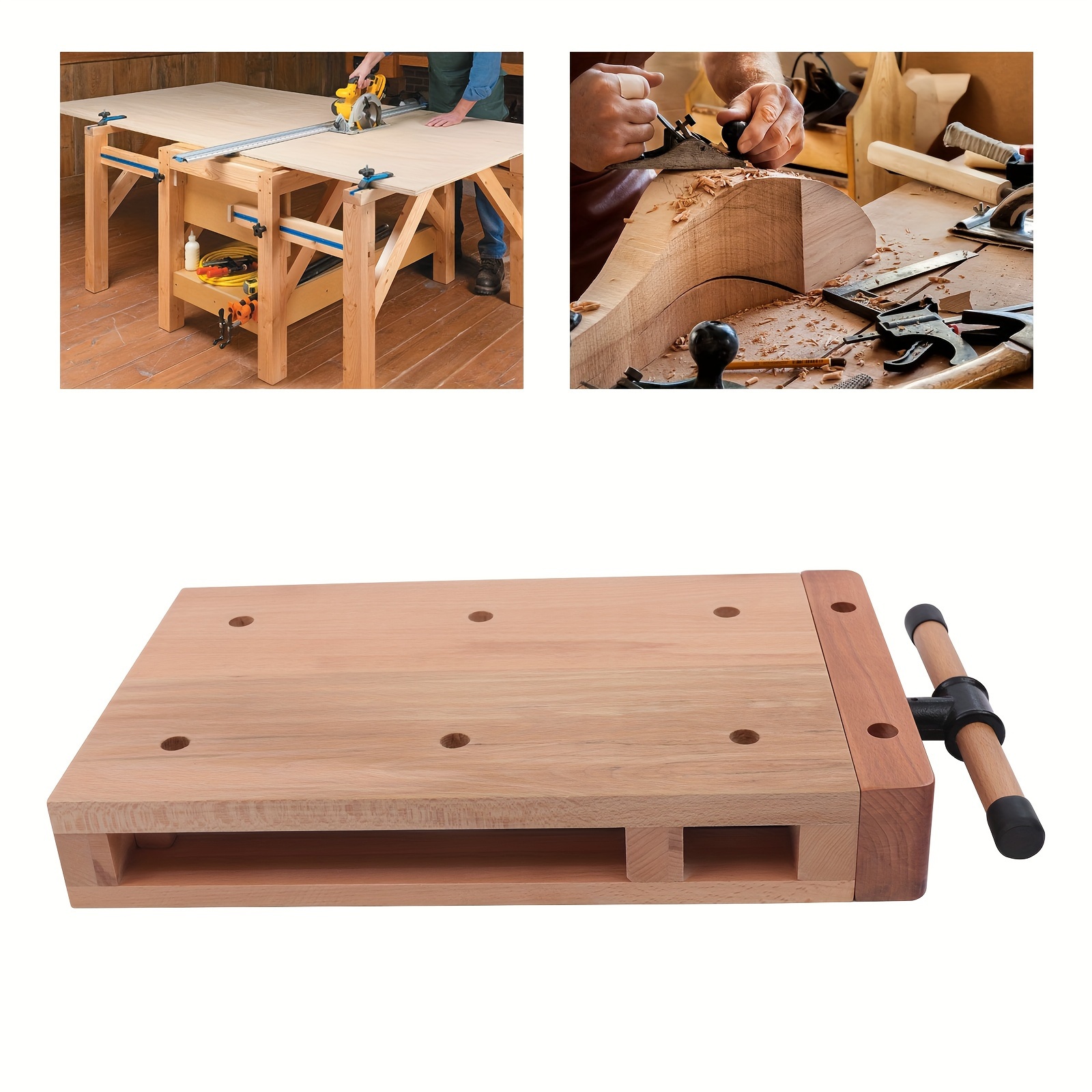 

Portable Woodworking Tabletop Vice Workbench Household G-shape Fixing Clips