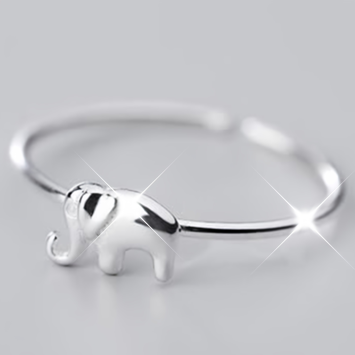 Women's 925 Silver Plated Stylish Adjustable Ring