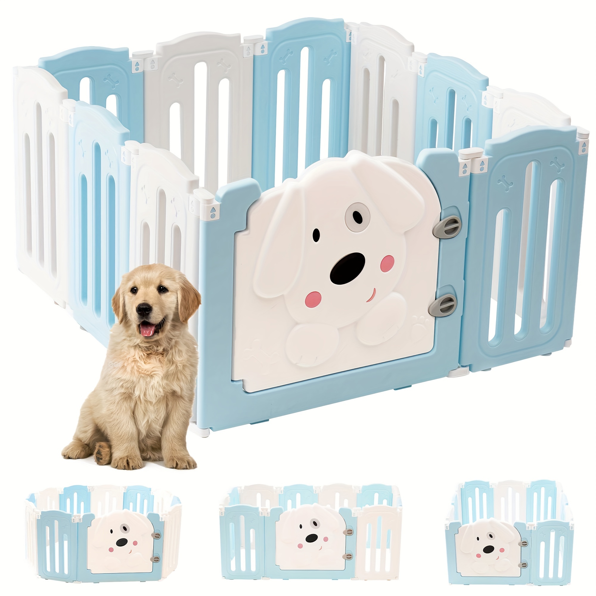 Shops adjustable dog playpen