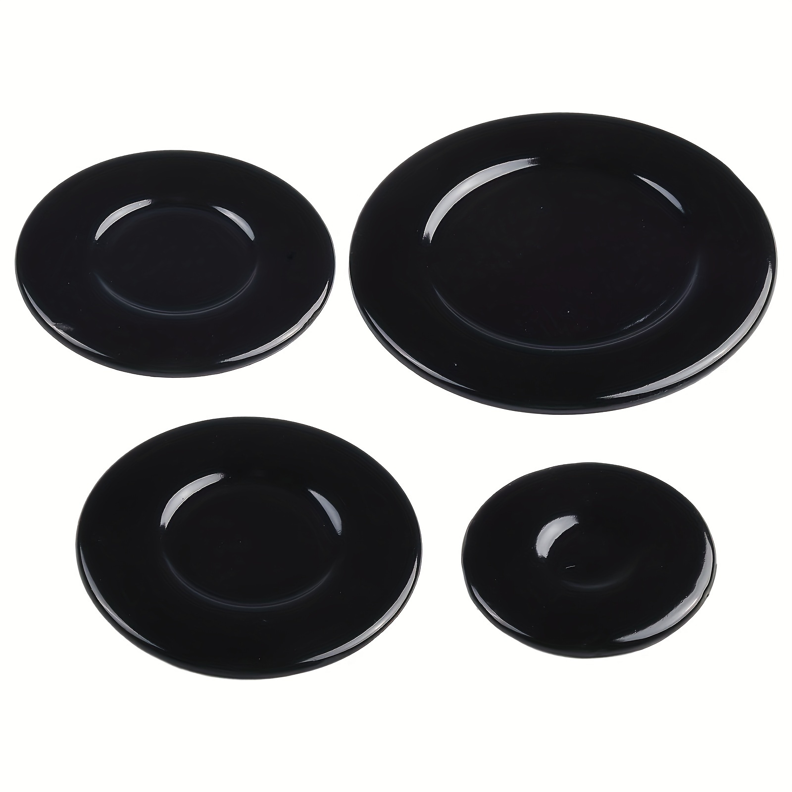 4pcs universal gas stove burner covers cast iron gas range protectors kitchen cooking accessories for dining cooking enhancement details 6