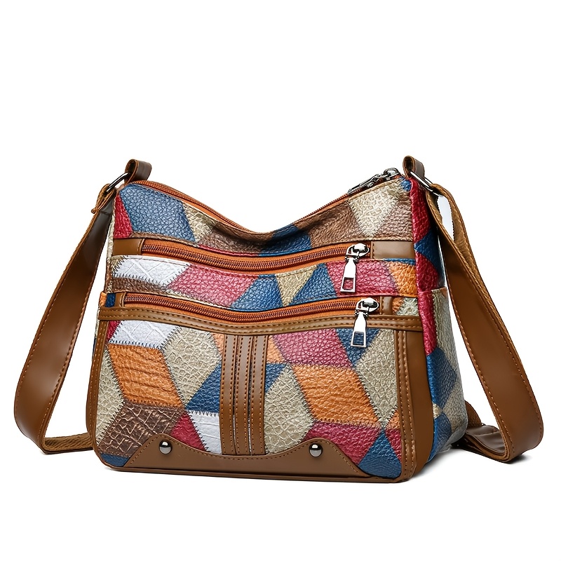 Image of Newly Color-matching Shoulder Bag - A Unique And Stylish High-quality Colorful Mobile Phone Bag, Fashionable And Versatile, Suitable For Casual And Office Commutes