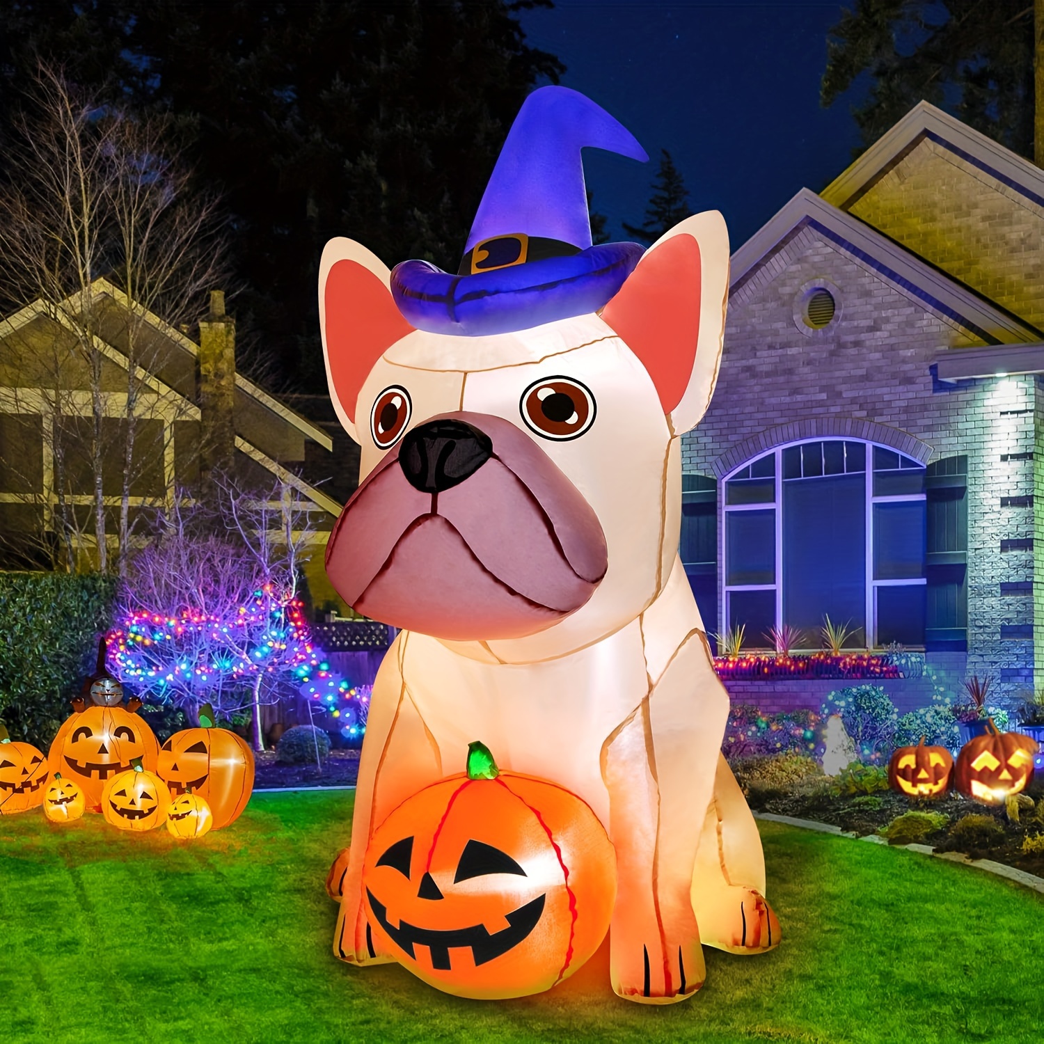 

5ft Halloween Inflatables Decorations -in Leds Hat Halloween Decorations Clearance Decor For