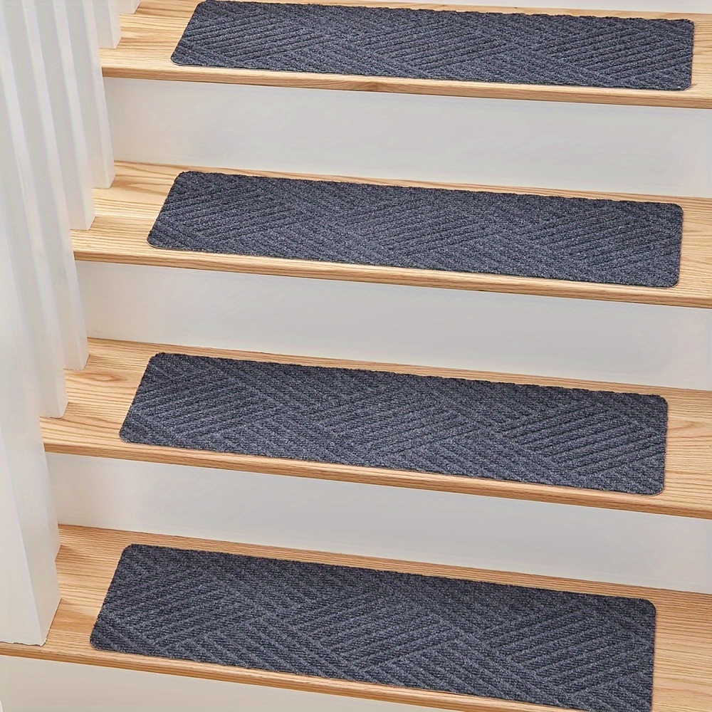 TEMU 8" X 30" (15 dans ) Marches d'escalier antidérapantes Tapis antidérapant Tapis antidérapant Tapis d'intérieur antidérapant pour les aînés et de
