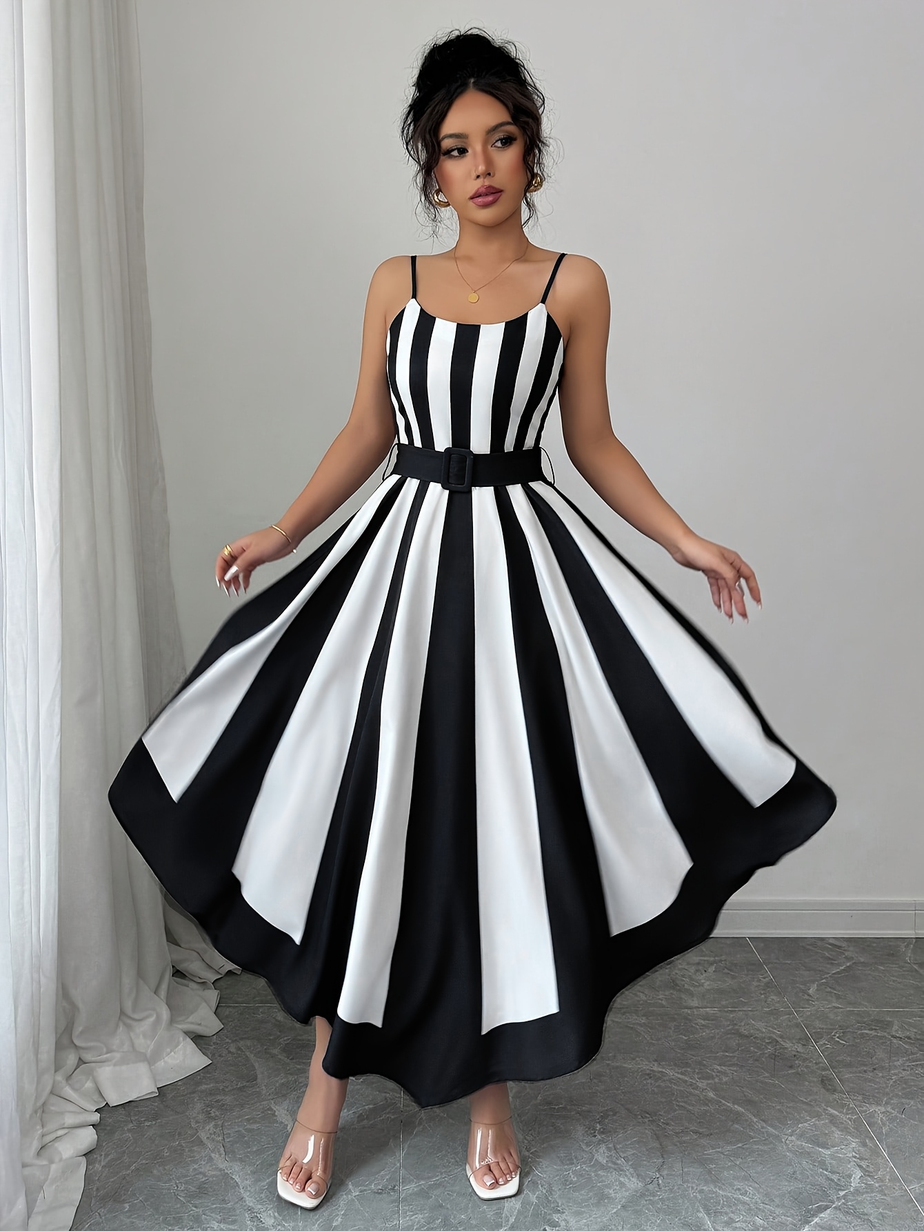 princess polly baby blue dress Black And White Formal Dresses main image 1