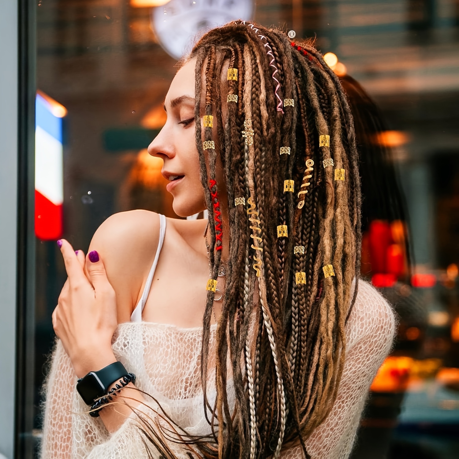 Hair Clip Braids With Rings In Them Save Big On Bulk Dreadlock