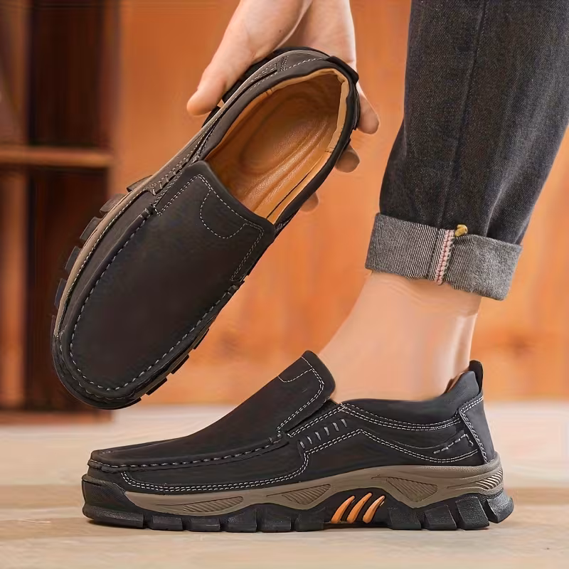 mens sneakers for men casual shoes mens fashion loafers shoe handmade for brown grey size male formal autumn winter 4