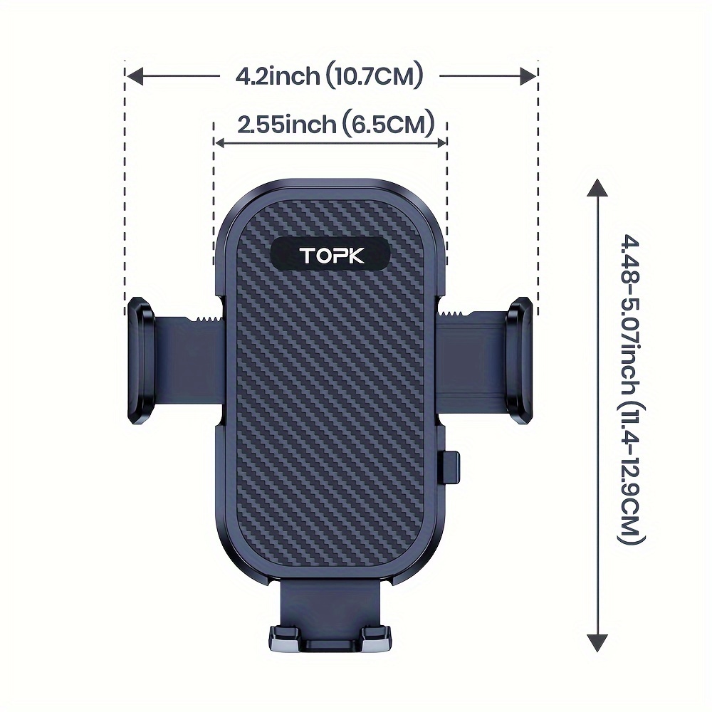  d42g phone holders for with newest metal hook clip air vent cell phone car mount hands free universal automobile cradle fit for iphone android and all smartphones details 2