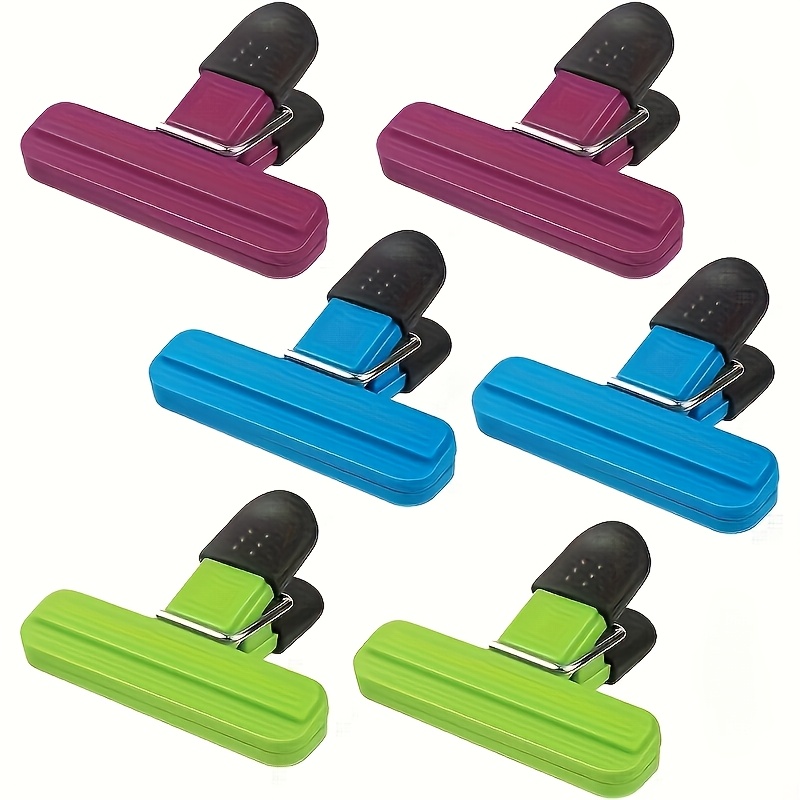 5 2 high quality durable silicone food bag clips strong sealing clips suitable for snacks coffee etc a kitchen storage essential suitable for food preservation home storage multi functional sealing clips 4 random colors