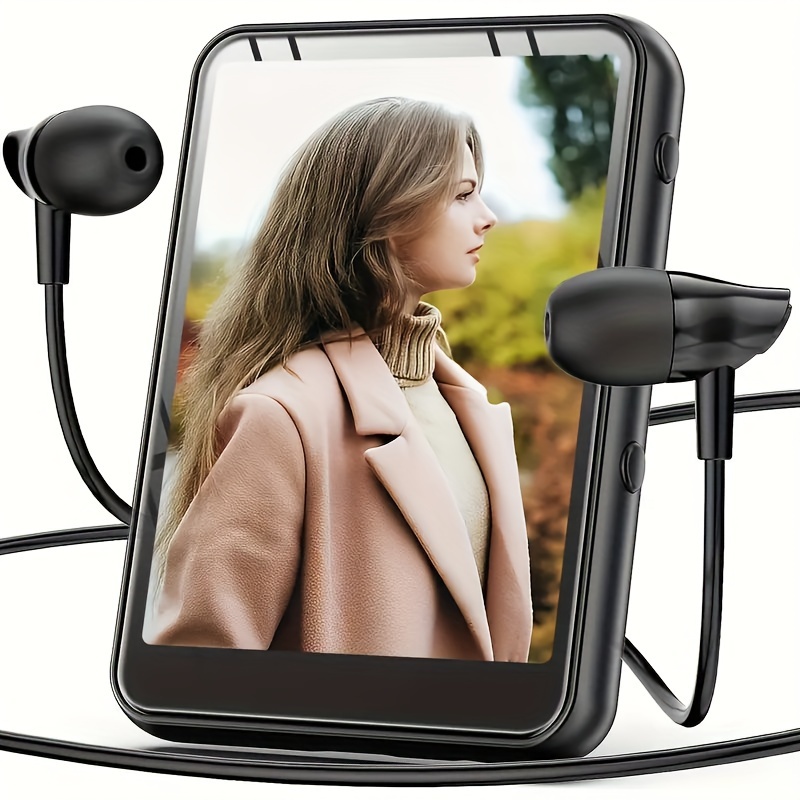Lecteur MP4 Bluetooth – Avec Enregistreur Vocal, Haut-parleur Intégré, écran Pour Ebooks – Portable, Sans Carte TF Inclus