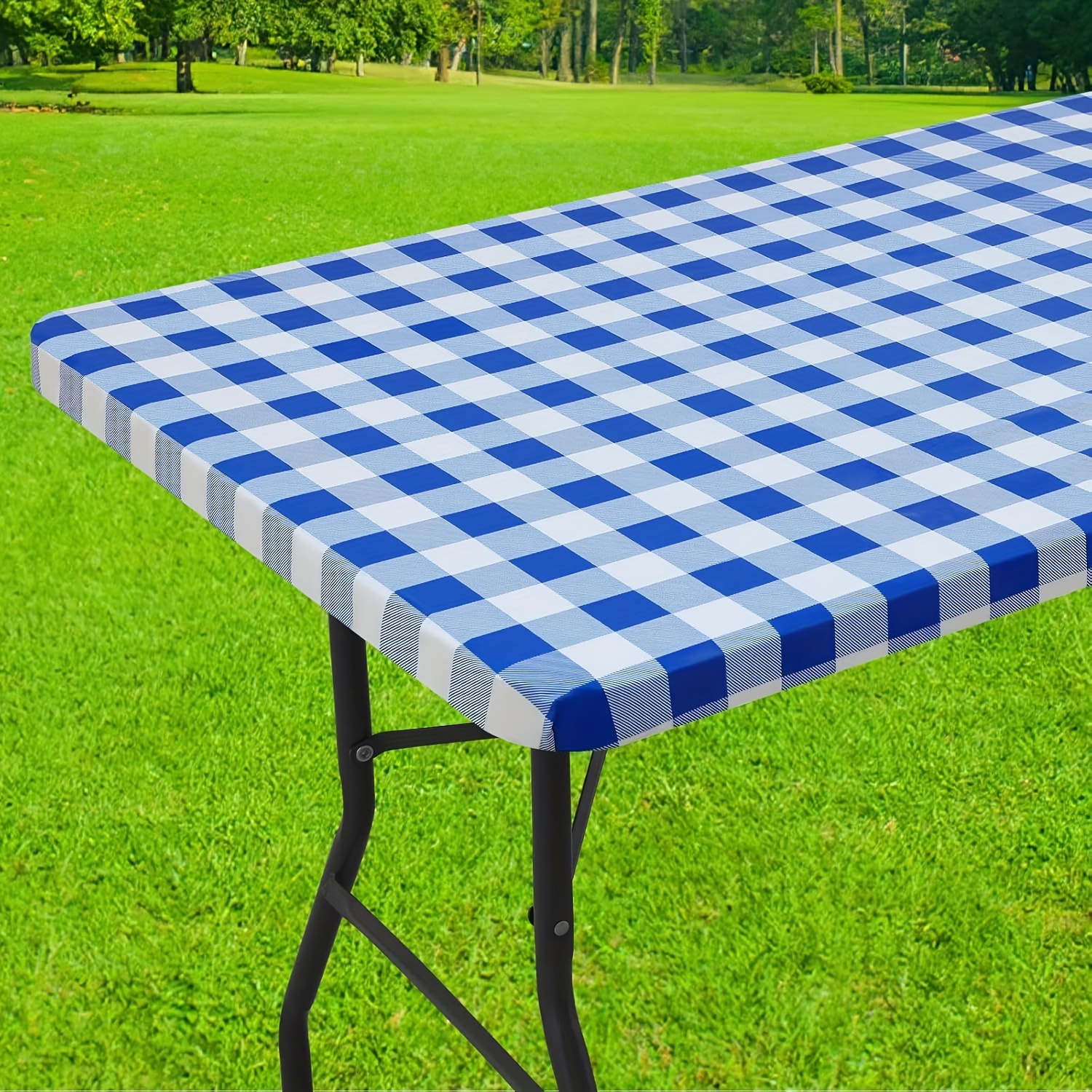 vinyl fitted table covers sold on Temu Australia