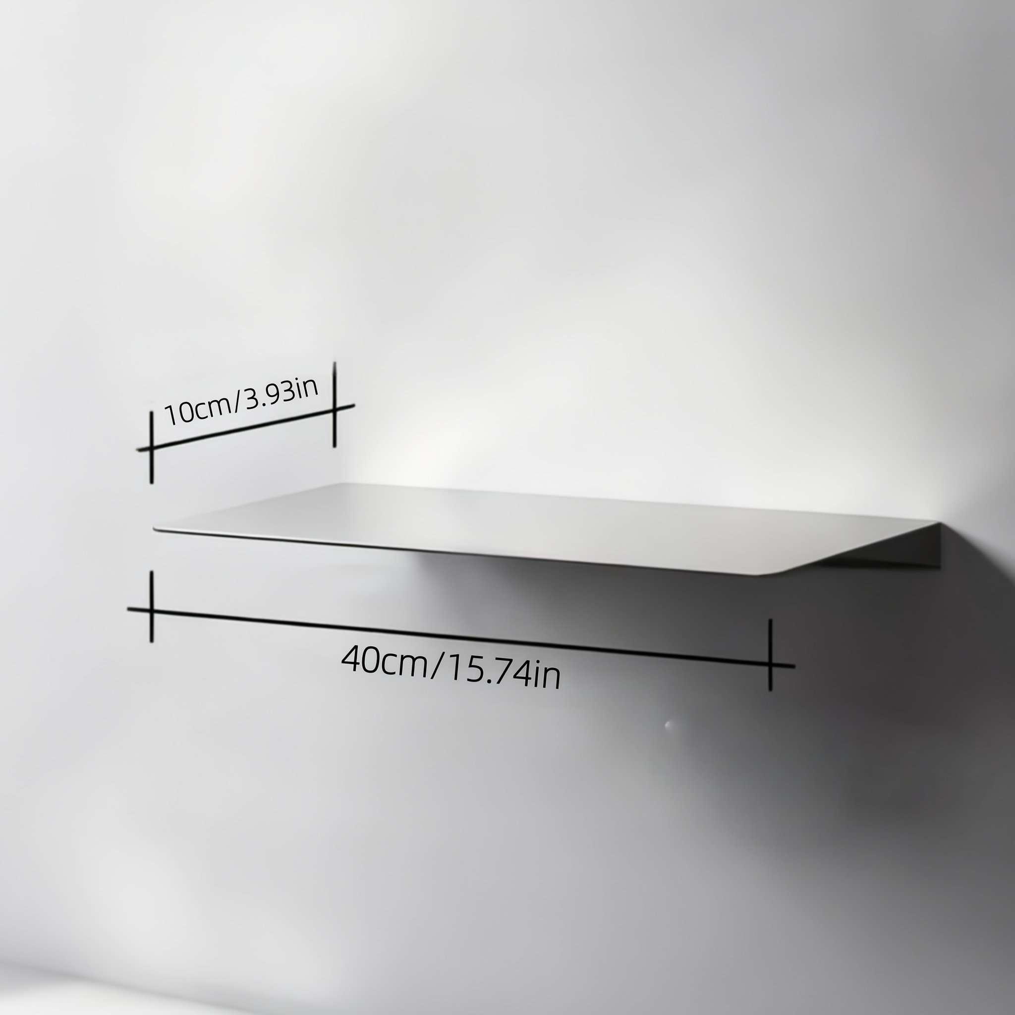 TEMU Multi-specification Anti-corrosion, Rust-proof, Deformation-resistant, And Pressure-resistant Steel Floating Shelf. Combinable To , Unlimited