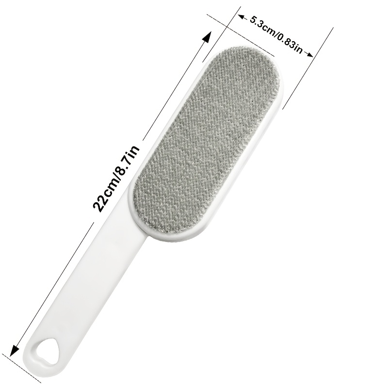 1-en-1 Eliminador Electrostático de Pelo y Polvo de Doble Cara - Tecnología Electrostática Manual Potente para Pelo de Mascotas, Pelusa, Alfombras, Muebles, Ropa y Ropa de Cama - Mango Ergonómico - Cepillo de Tela Portátil - Opción de Regalo para el Día de San Valentín - Imagen 8